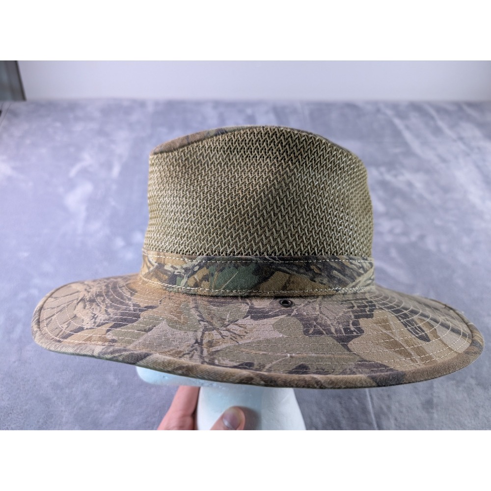 Henschel Hat Co Camo Mesh Breezer Safari Hat Mens Small Advantage Camouflage USA